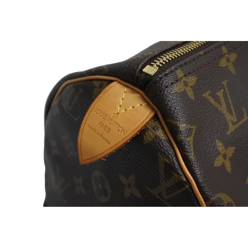 LOUIS VUITTON Speedy Handbag Monogram Coated Brown - Picture 5 of 9